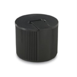 28-410, LLDPE Spout Closure, 3.0 Orifice orificeIspe-U10 Vented, Land Serrated, 