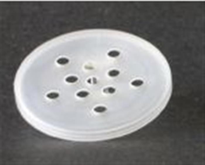38-485 Black Polypropylene Dispensing Cap with .125in sifter holes