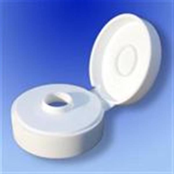 33-400, P/P 2-1/8" Frost Flip Top Closure, .615 orifice "ISPE/PP U5" Flat Seal/Flat Lid