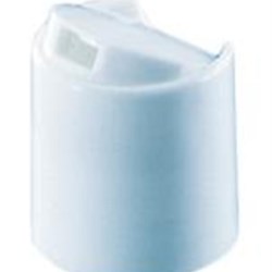 28-410, P/P Gloss Body/Top Press Top Closure, .43 orifice Dome, Smooth Skirt, Smooth Top,