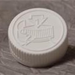 38-400, P/P Push and Turn Closure, F217 Vented - Plain, Pictorial, 