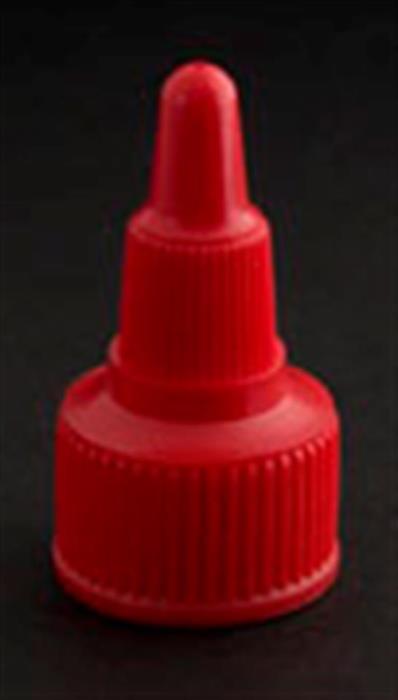 20-410, LDPE Spout Closure, 0.025" orificeUnlined Fine Ribbed Skirt,