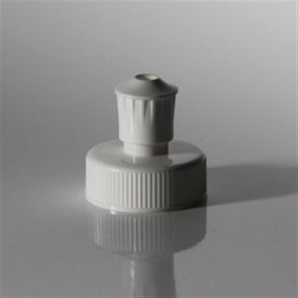 28-400, P/P P/E Push/Pull Closure, 4 hole orificeLinerless Ribbed Skirt,