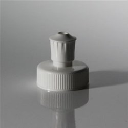 28-400, P/P P/E Push/Pull Closure, 4 hole orificeLinerless Ribbed Skirt, 