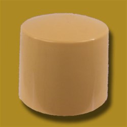 24-410, P/P Overcap Closure, Heat Seal Plain, Smooth Skirt, 