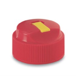 33-400, LLDPE Flip Top Closure, 4mm orificeF217 Land Serrated, 