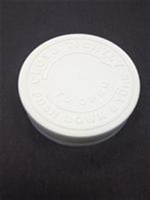 63mm, P/P Push and Turn Closure, Pressure Sensitive Printed, CRC, 