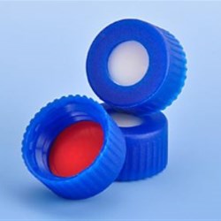 13-400, P/P Continuous Thread Closure, Teflon/Silic Septa, 