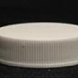 38-400, P/P Continuous Thread Closure, Lift-N-Peel Foam H.007 Printed-SFYP-, Ribbed Skirt, Smooth