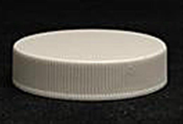 45-400, P/P Continuous Thread Closure, Lift-N-Peel Foam H.007 Printed-Blue, Land Ribbed Skirt, Smooth To