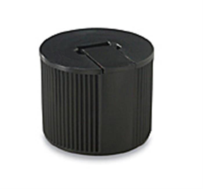 28-410, LLDPE Spout Closure, 3 x 6 orificeIspvc/Pet-U10 Plain, Land Ribbed Skirt, 