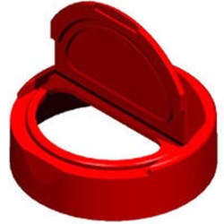45-400, P/P Flip Top Closure, Fs5-4 Tri-Tab Printed, Land Smooth, 