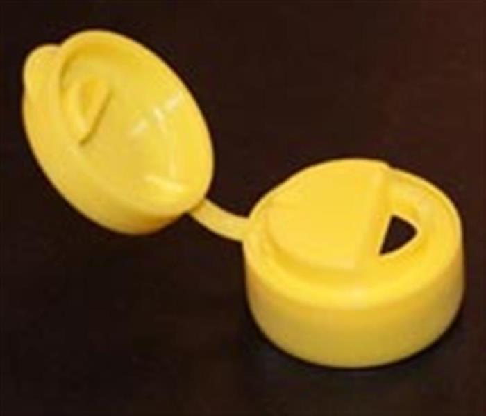 33-400, MDPE Flip Top Closure, Unlined Ribbed Skirt,