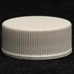 22-400, P/P Continuous Thread Closure, F217 Land Ribbed Skirt, Mat/Stipple Top,