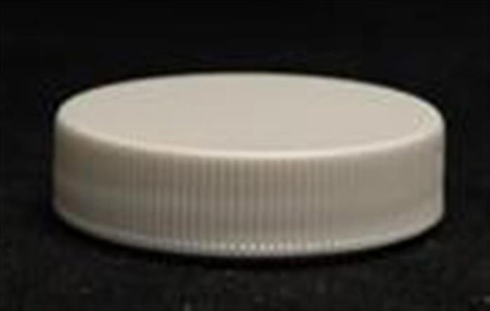 38-400, P/P Continuous Thread Closure, Lift-N-Peel Plain, Land Ribbed Skirt, Smooth Top,