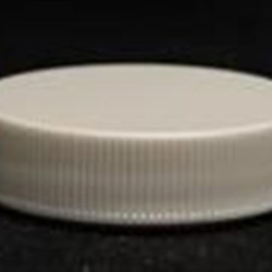 38-400, P/P Continuous Thread Closure, Lift-N-Peel Plain, Land Ribbed Skirt, Smooth Top,
