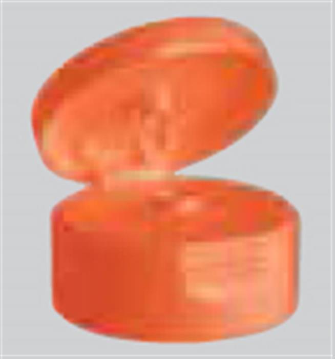 22-400, P/P Gloss Flip Top Closure, .118 orificeUnlined V-Seal Butterfly Hinge, Smooth Skirt, V-