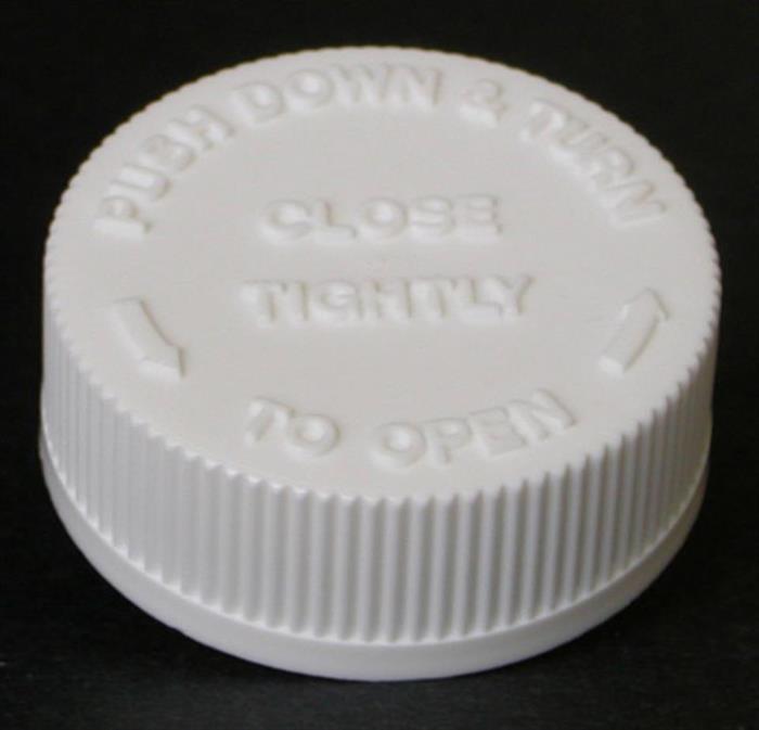 38-400, P/P Push and Turn Closure, .035P/E Foam & P/S Land