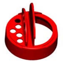 63-485, P/P Flip Top Closure, 5 Holes .300/Pour orificePS-F1 