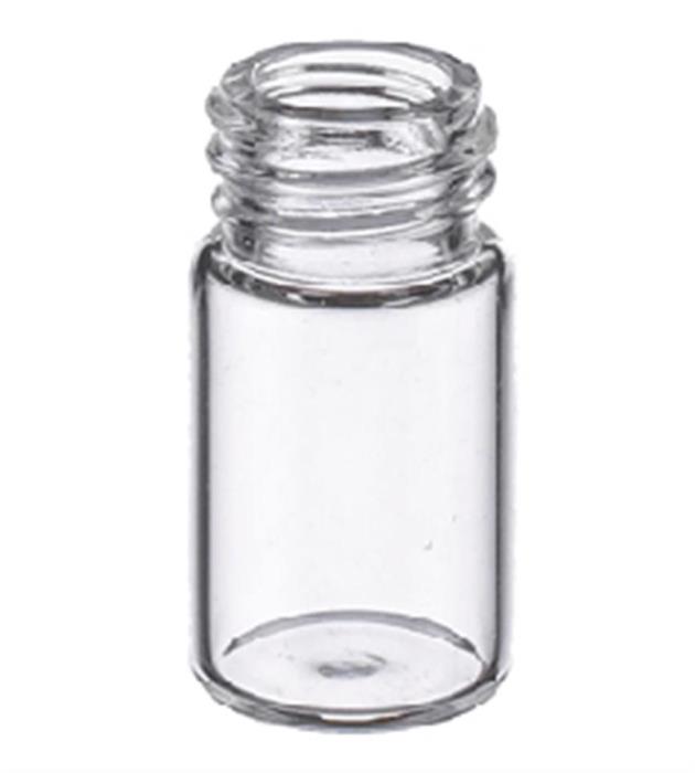 2 ml Glass Vial, Round, Flint, 13-425 Short With Cap