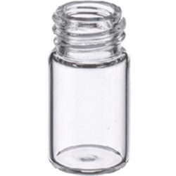 2 ml Glass Vial, Round, Flint, 13-425 Short With Cap
