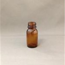 15 ml Glass Type 3 Vial, Round, Amber, 18mm finish 