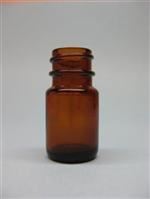 8 ml Glass Packer, Round, Amber, 20-400