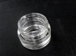 0.25 oz Glass Jar, Round, Flint, 33-400 GPI finish Heavy Weight