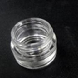 0.25 oz Glass Jar, Round, Flint, 33-400 GPI finish Heavy Weight