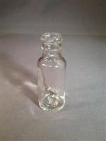 0.5 oz Glass Boston Round, Round, Flint, 18-400