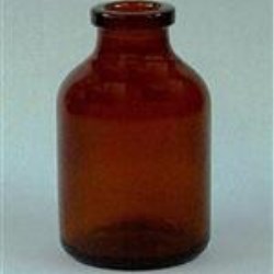 25 ml Glass Type 1 Vial, Round, Amber, 20mm finish Iso