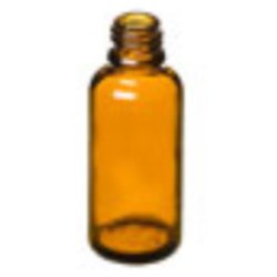 30 ml Glass Type 3 Boston Round, Round, Amber, 18Special finish 