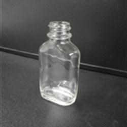 1 oz Glass Straight Sided, Oval, Flint, 20-400 GPI finish