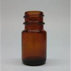 8 ml Glass Type 1 Packer, Round, Amber, 20-400 mm Twist finish 