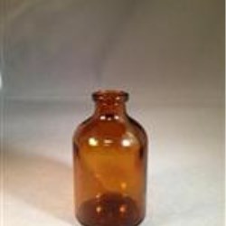 50 ml Glass Type 1 Vial, Round, Amber, 20-2710 