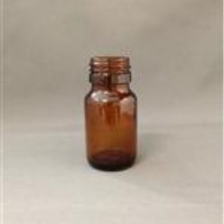 30 ml Glass Type 3 Packer, Round, Amber, 28mm Twist finish 