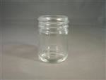 1 oz Glass Jar, Round, Flint, 43-400 Straight Sided