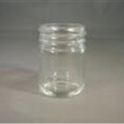 1 oz Glass Jar, Round, Flint, 43-400 Straight Sided