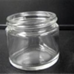 1.25 oz Glass Jar, Round, Flint, 43-2010 GPI finish