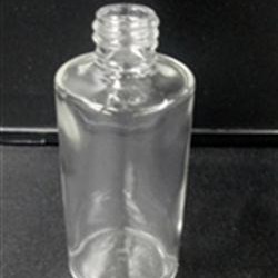 2 oz Glass Cylinder, Round, Flint, 18-415 GPI finish