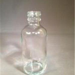 2 oz Glass Type 3 Boston Round, Round, Amber, 24-400 