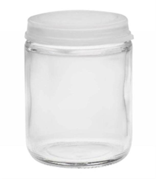 60 ml Glass Jar, Round, Flint, 45Snap finish