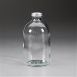 100 ml Glass Vial, Round, Amber, 20Special finish Sterile