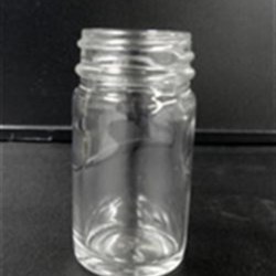 2 oz Glass Type 3 Jar, Round, Flint, 38-400 