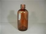 4 oz Glass Boston Round, Round, Amber, 22-400