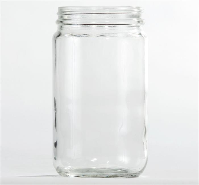 4 oz Glass Jar, Round, Amber, 58-400