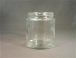 4 oz Glass Jar, Round, Flint, 58-405 Straight Sided