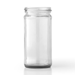 4 oz Glass Jar, Round, Flint, 48-485 
