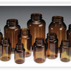 150 cc Glass Packer, Round, Amber, 45-400