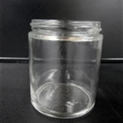 8 oz Glass Jar, Round, Flint, 70-400 GPI finish Cap Attached Nitro Purge